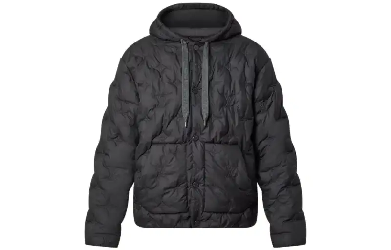 LOUIS VUITTON SS23 Puffer Jacket Men's Black