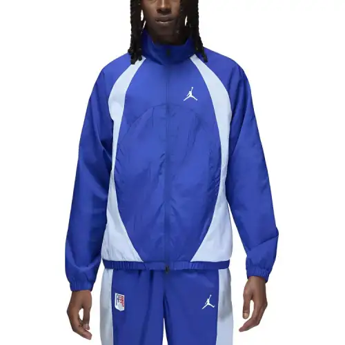 Jordan x FAGUOLANQIULIANHEHUI Jackets & Coats Men's Blue White