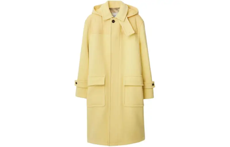 Burberry SS24 Coat Men's Yellow Narcissus