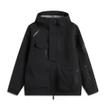 Li Ning Outdoor CF Tracing Waterproof And Windproof Windbreaker Jacket Unisex Black