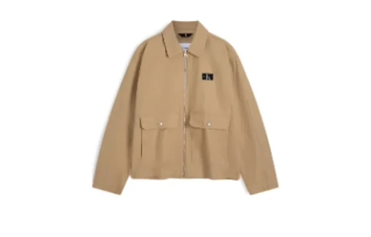 CALVIN KLEIN Jacket Men's Khaki
