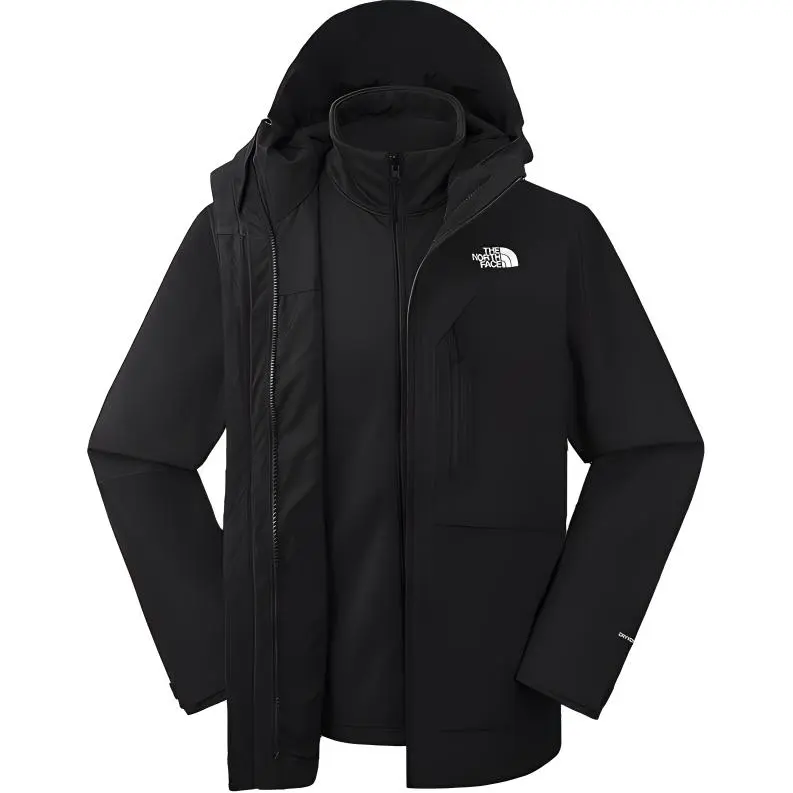 THE NORTH FACE Urban Exploration Waterproof And Windproof To Keep Warm Windbreaker Jacket Men's Cosmic Black