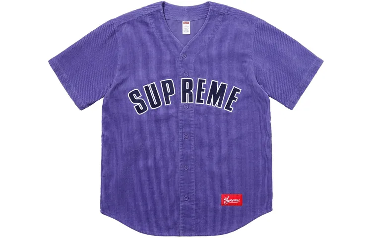 Supreme Corduroy Baseball Jersey