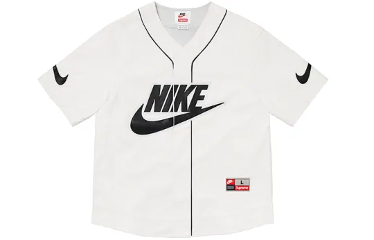Supreme Nike Leather Baseball Jersey