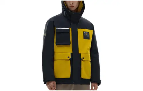 ANTA Down Jackets Men's Black Hooded Moderate Other