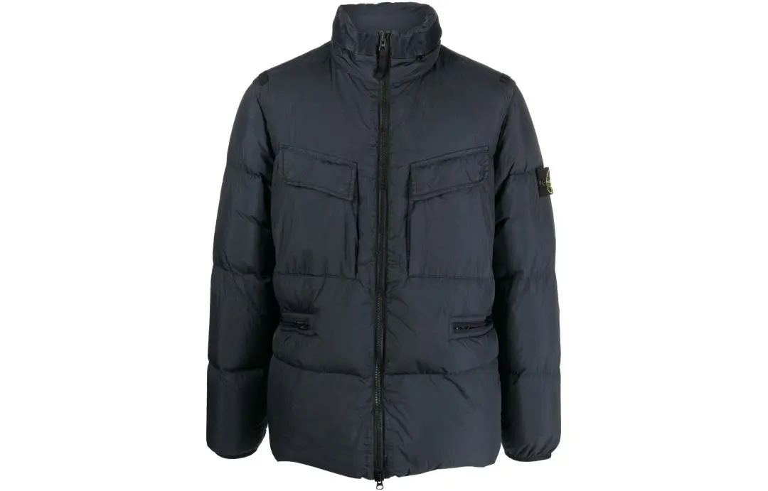 STONE ISLAND FW22 Down Jacket Unisex Blue