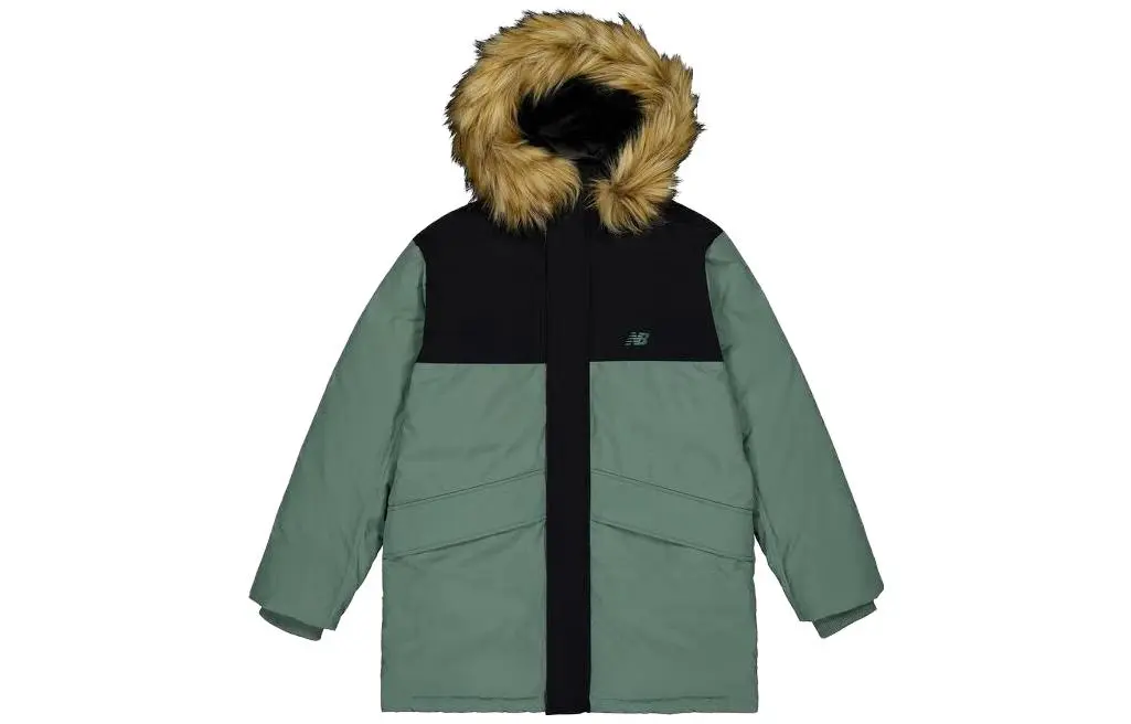 New Balance Warm Down Jacket Unisex Green