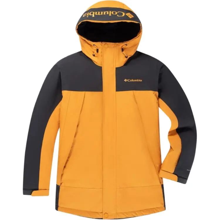 Columbia Omni Heat Skiing And Paragliding Waterproof And Warm Windbreaker Jacket Men's Yellow