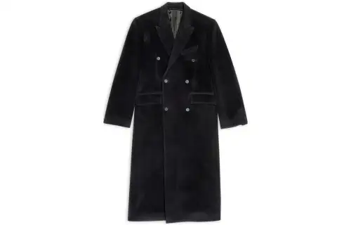 Balenciaga FW22 Coat Regular Fit Men's Black