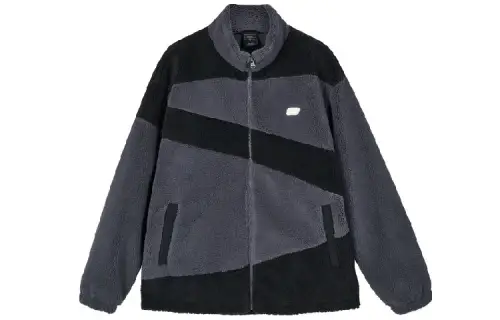 Skechers Velvet Jackets Unisex Stand Collar Moderate