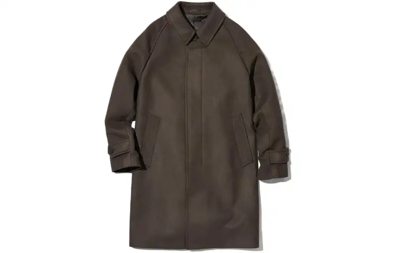 UNIQLO Coats Unisex Umber Lapel Moderate