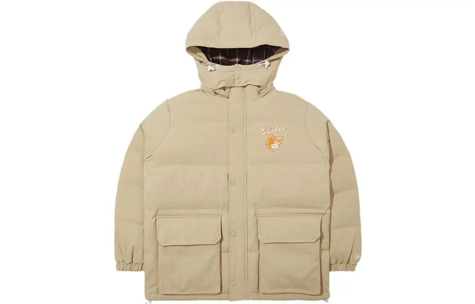 New Era Down Jacket Unisex Khaki