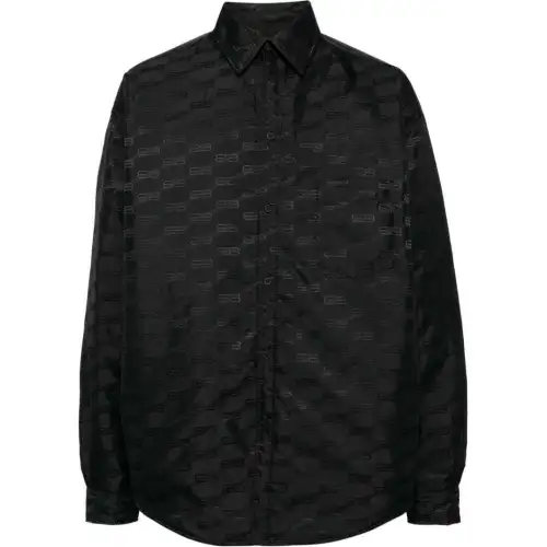 Balenciaga BB-embroidered Shirt Jacket