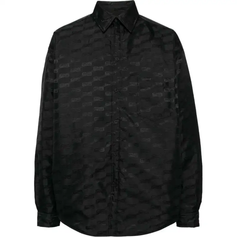 Balenciaga BB-embroidered Shirt Jacket
