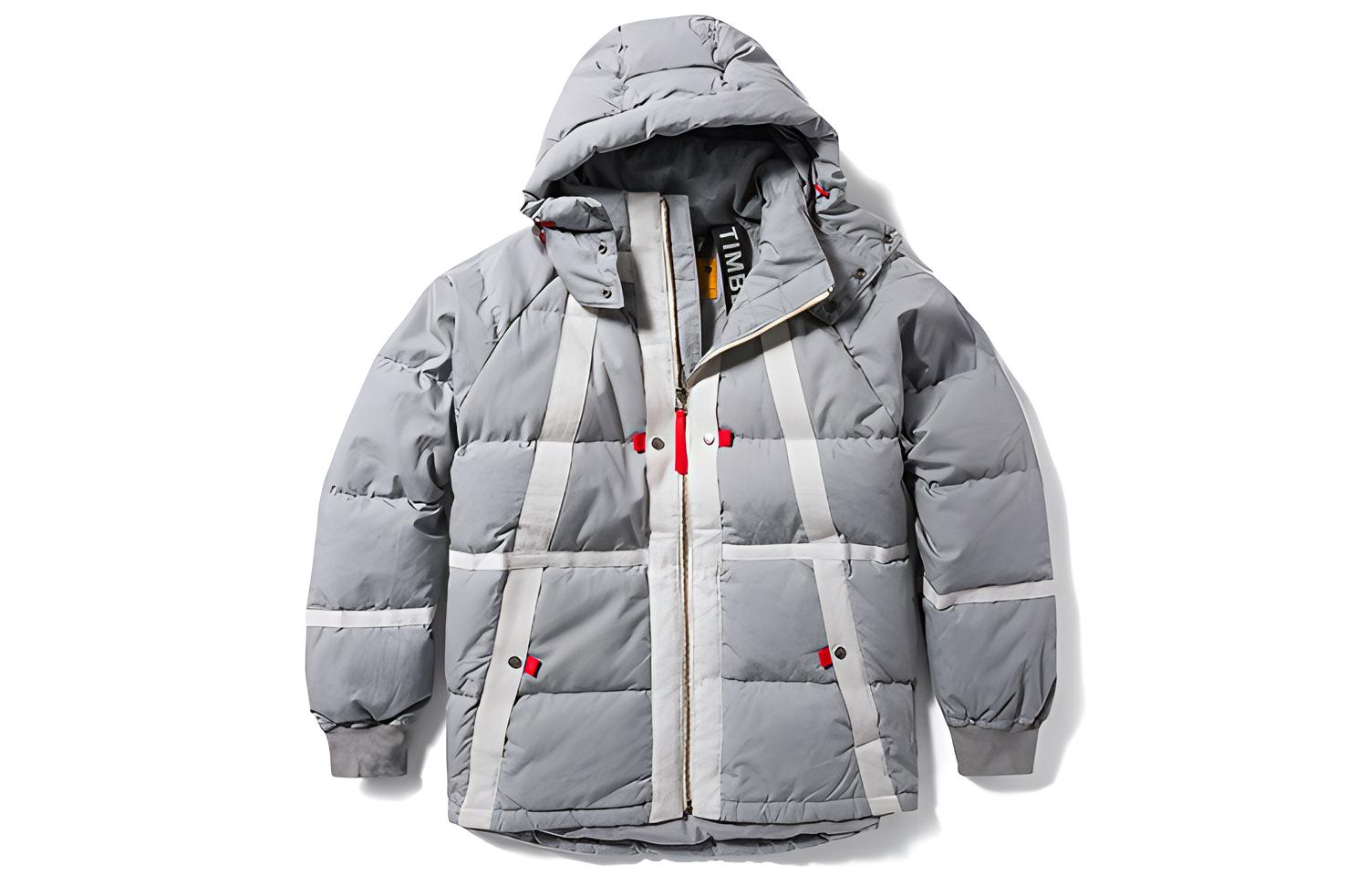 Timberland x CHRISTOPHER RAEBU Future73 Down Jacket Men's Gray