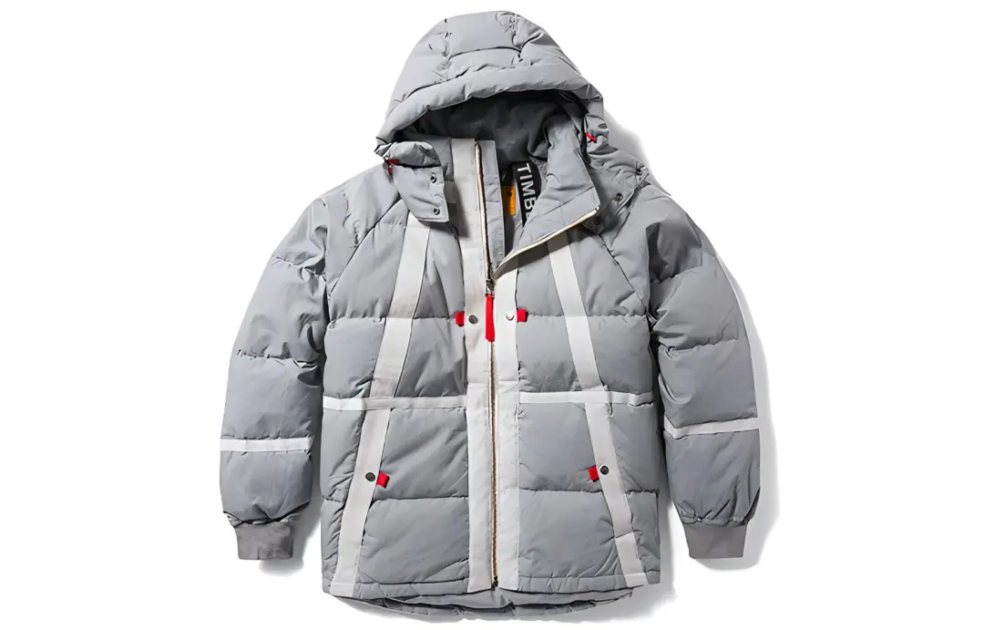 Timberland x CHRISTOPHER RAEBU Future73 Down Jacket Men's Gray