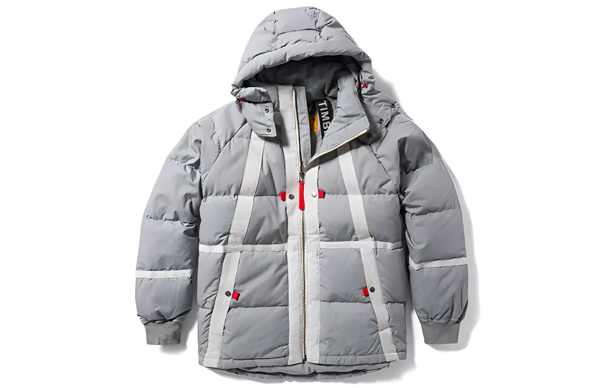 Timberland x CHRISTOPHER RAEBU Future73 Down Jacket Men's Gray