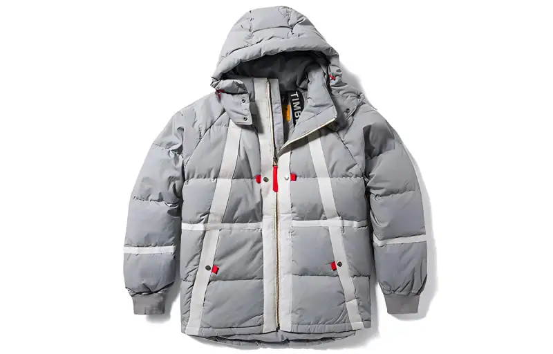 Timberland x CHRISTOPHER RAEBU Future73 Down Jacket Men's Gray