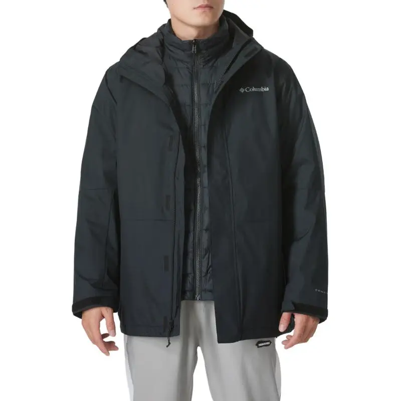 Columbia Waterproof And Windproof To Keep Warm Windbreaker Jacket Men's Black