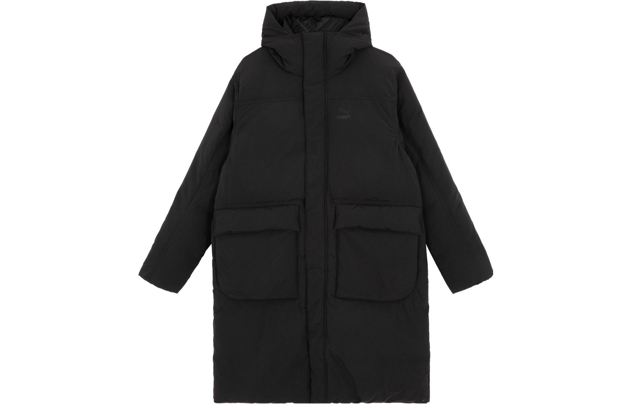 Мужская куртка PUMA LONG DOWN COAT (черная)