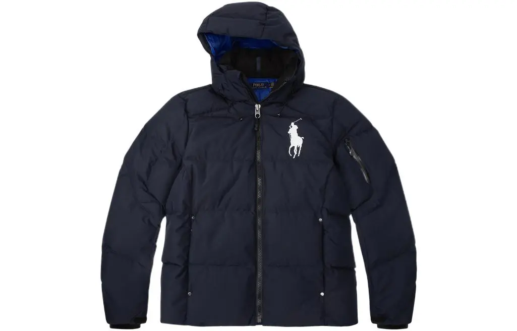 Polo Ralph Lauren Big Pony Down Jacket Men's Marine Blue