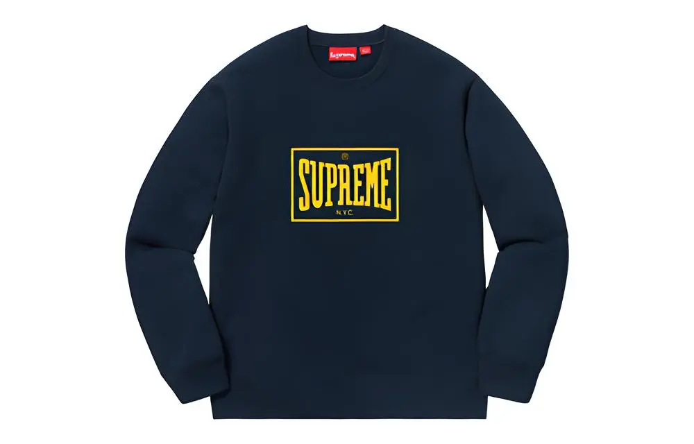 Supreme SS19 Sweatshirt Unisex Marine Blue