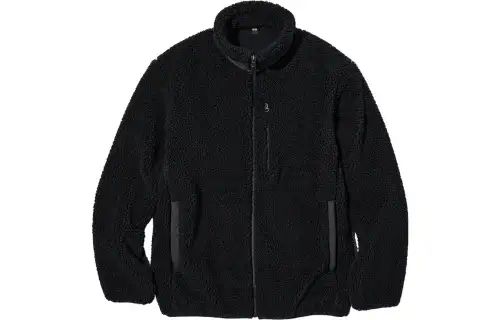 UNIQLO Velvet feel Coat Unisex Black