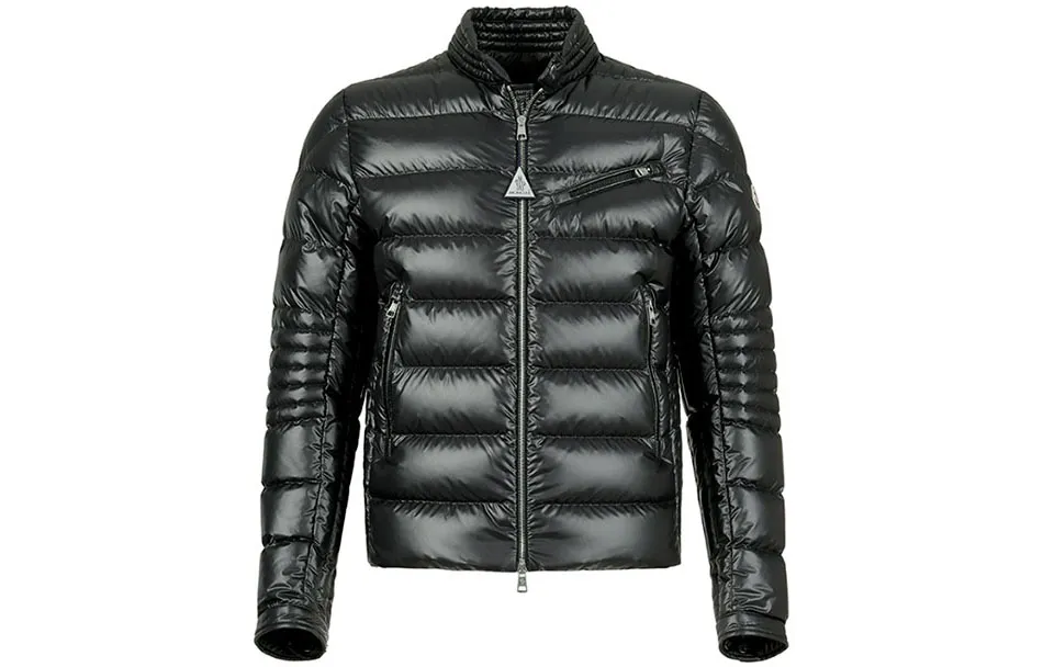 Moncler Rib Bone Down Jacket Unisex Black