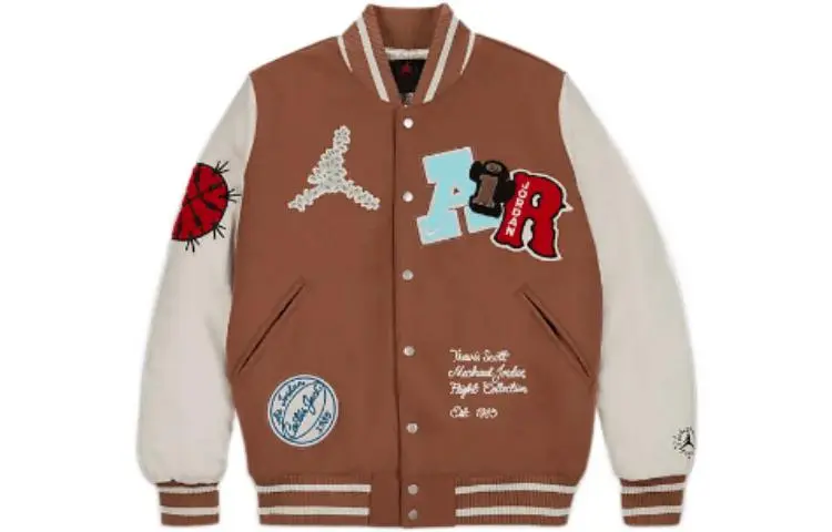 Travis Scott X JORDAN Varsity Jacket Asia Sizing
