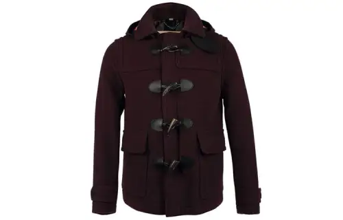 Burberry Coats Men's Purple Hooded Moderate