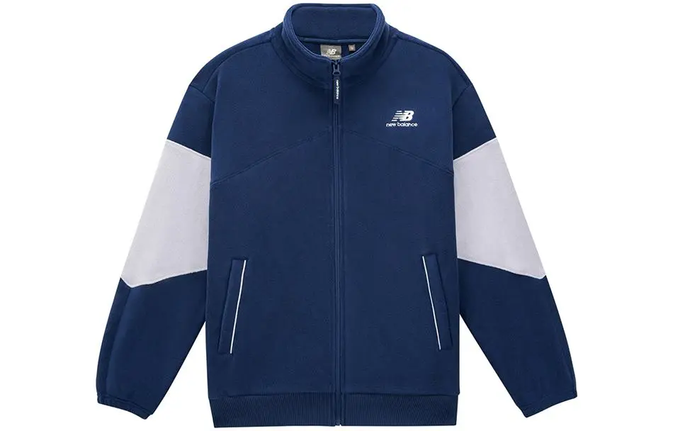 New Balance Sports Life Collection Jackets Unisex Navy Blue Stand Collar Moderate Other