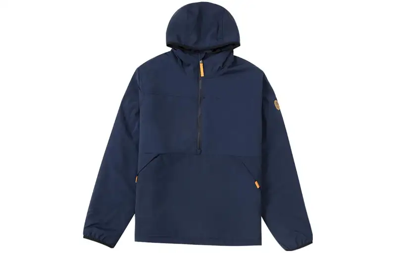 Timberland Puffer Jackets Men's Blue Hooded Moderate Puffer Jacket