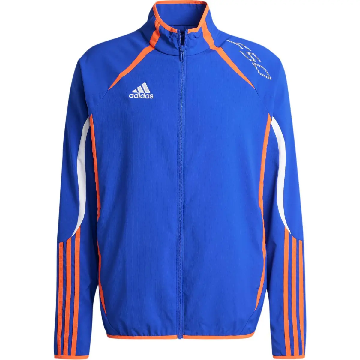 Adidas WOVEN JACKET Retro Sports Stand Collar Jackets Men's Bright Blue