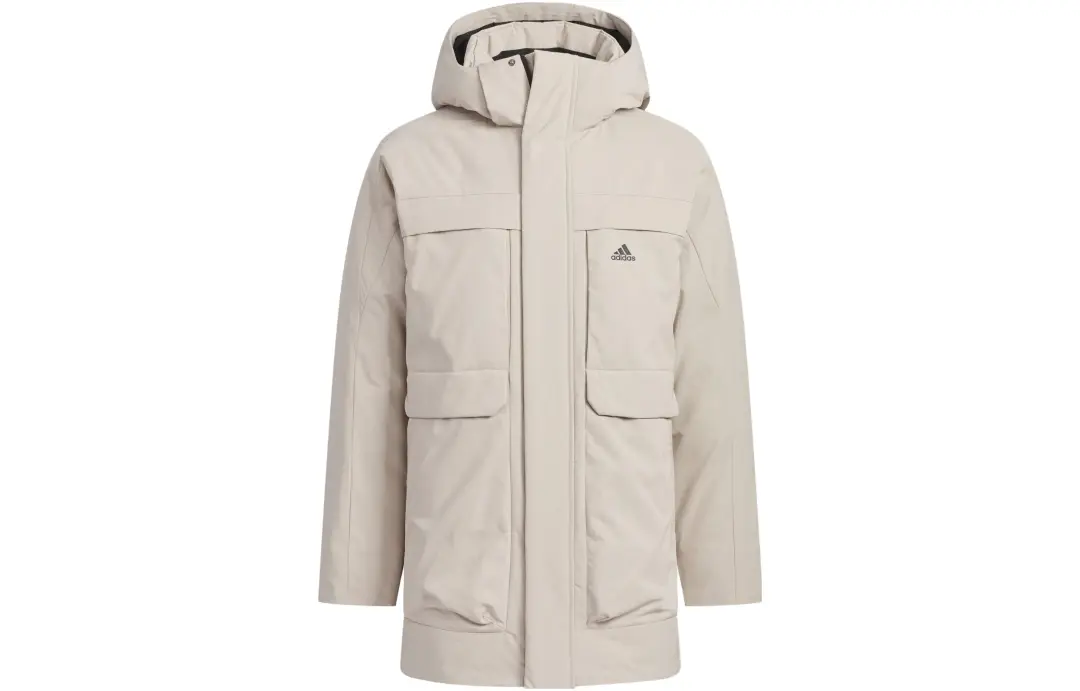 Adidas LONG DOWN Jacket Men's Beige