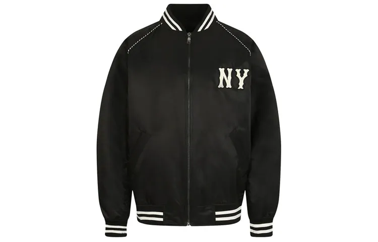 MLB Baseball Jacket Unisex Black