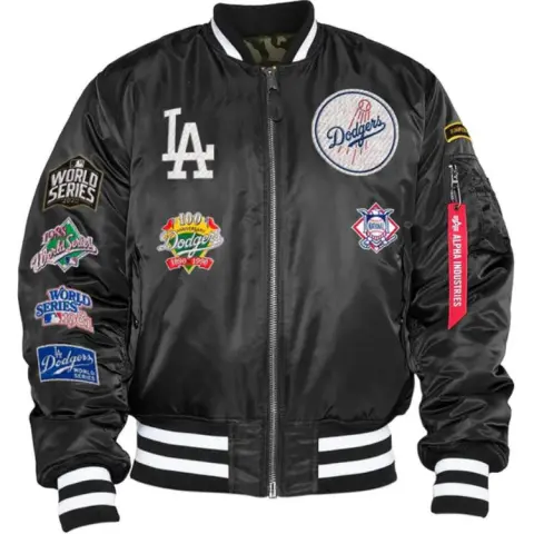 New Era SS22 Baseball Jacket Unisex Black