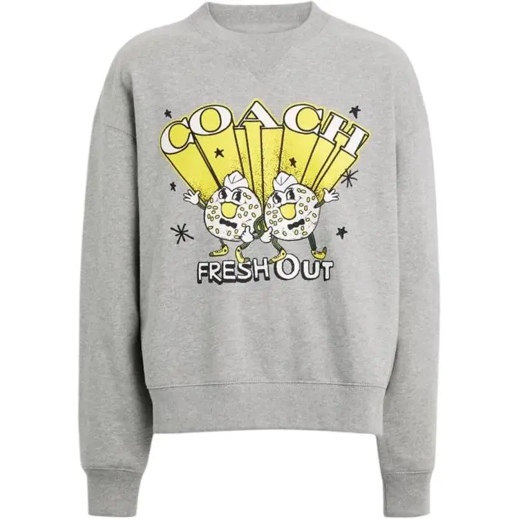 COACH FW24 Sweatshirt Men's Lime Gray
