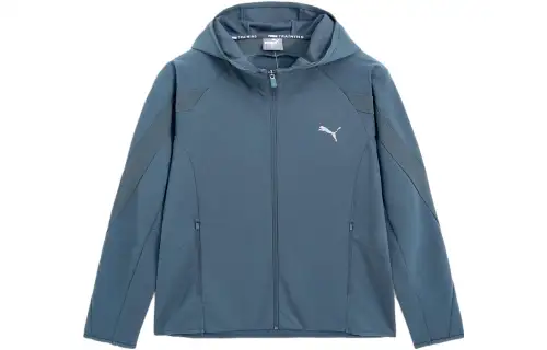 PUMA Jackets Men's Blue Hooded Moderate Other
