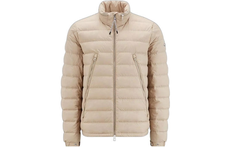 Мужская куртка Moncler SS23 Alfit (бежевая)