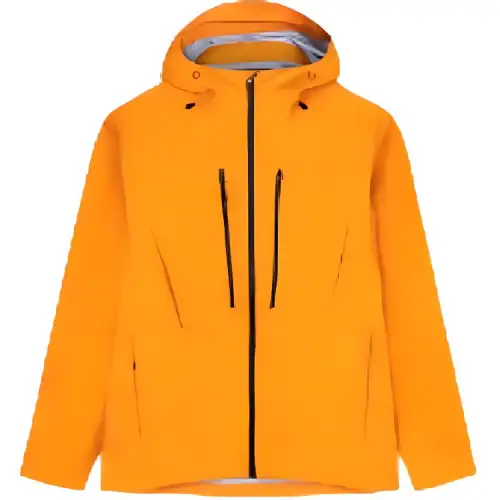 Anta Waterproof And Breathable Windbreaker Jacket Men's Golden Autumn Orange
