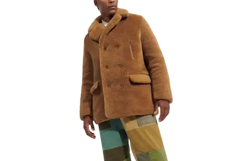 UGG Velvet Jackets Men's Chestnut Lapel Moderate