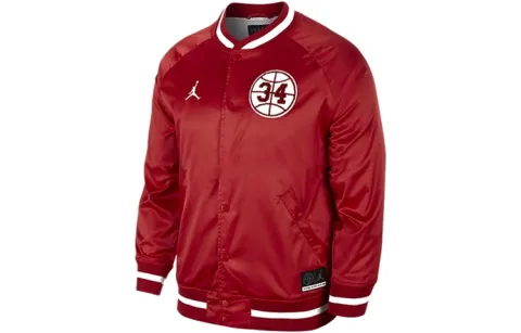 Jordan Baseball Jackets Men's Red Baseball Collar Moderate