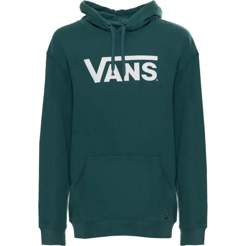 Vans Sweatshirts Men's Green Hooded Moderate Regular