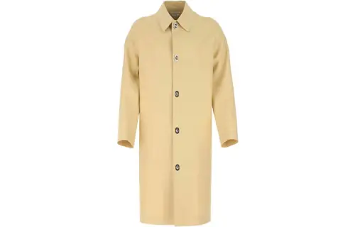 Bottega Veneta Coats Men's Apricot Lapel Moderate