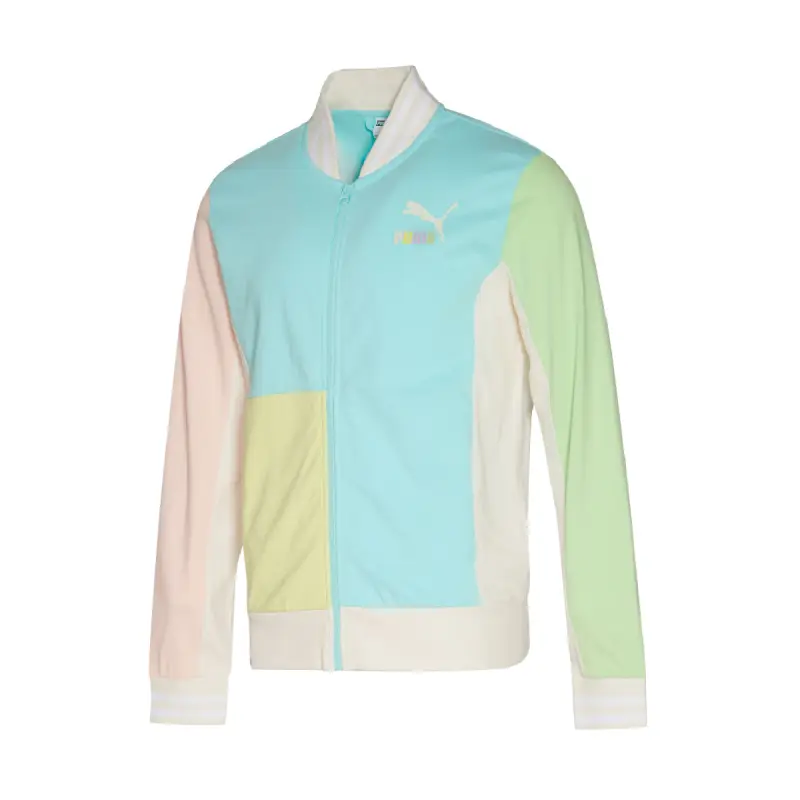 PUMA Jackets Unisex Light Blue Stand Collar Moderate Other