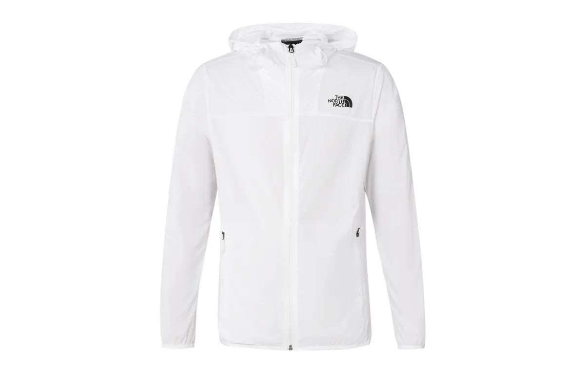 THE NORTH FACE Breathable UV Protection Sun Protection Windproof Sun Protection Clothing Men's White