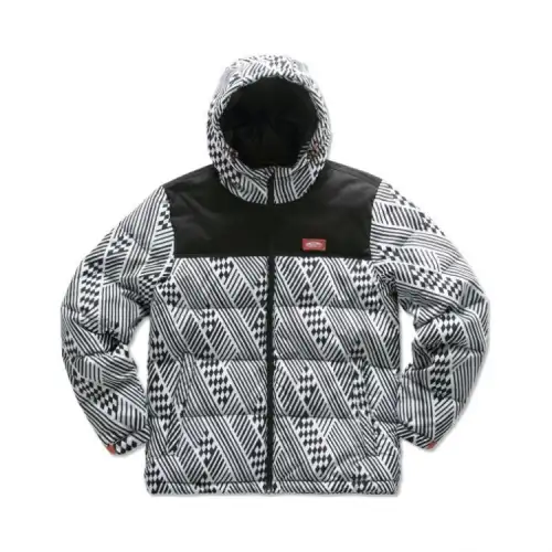 Vans Off THE WALL Down Jacket Men's Black White