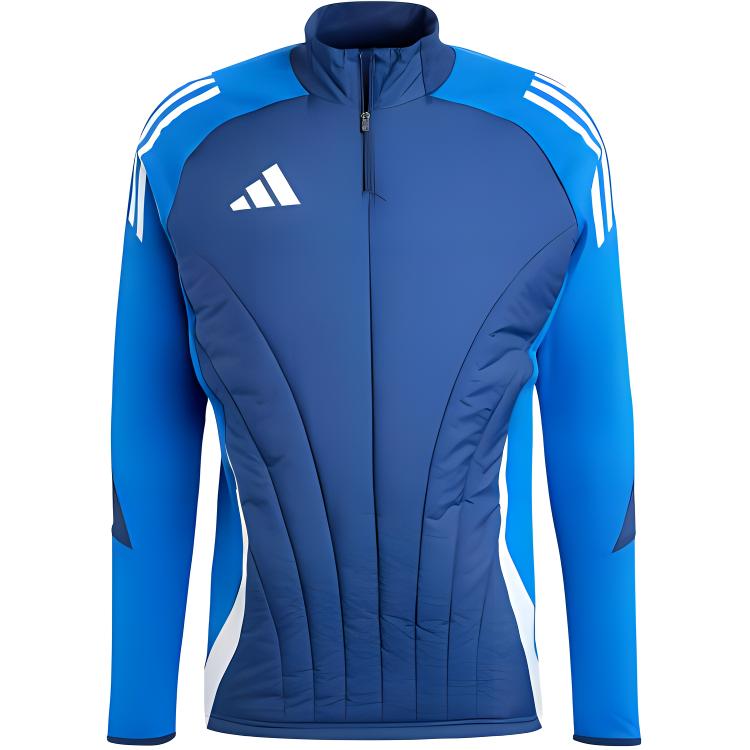 Adidas Tiro 24 Competition Winterized Top Retro Sports Stand Collar Jackets Men's Royal Blue