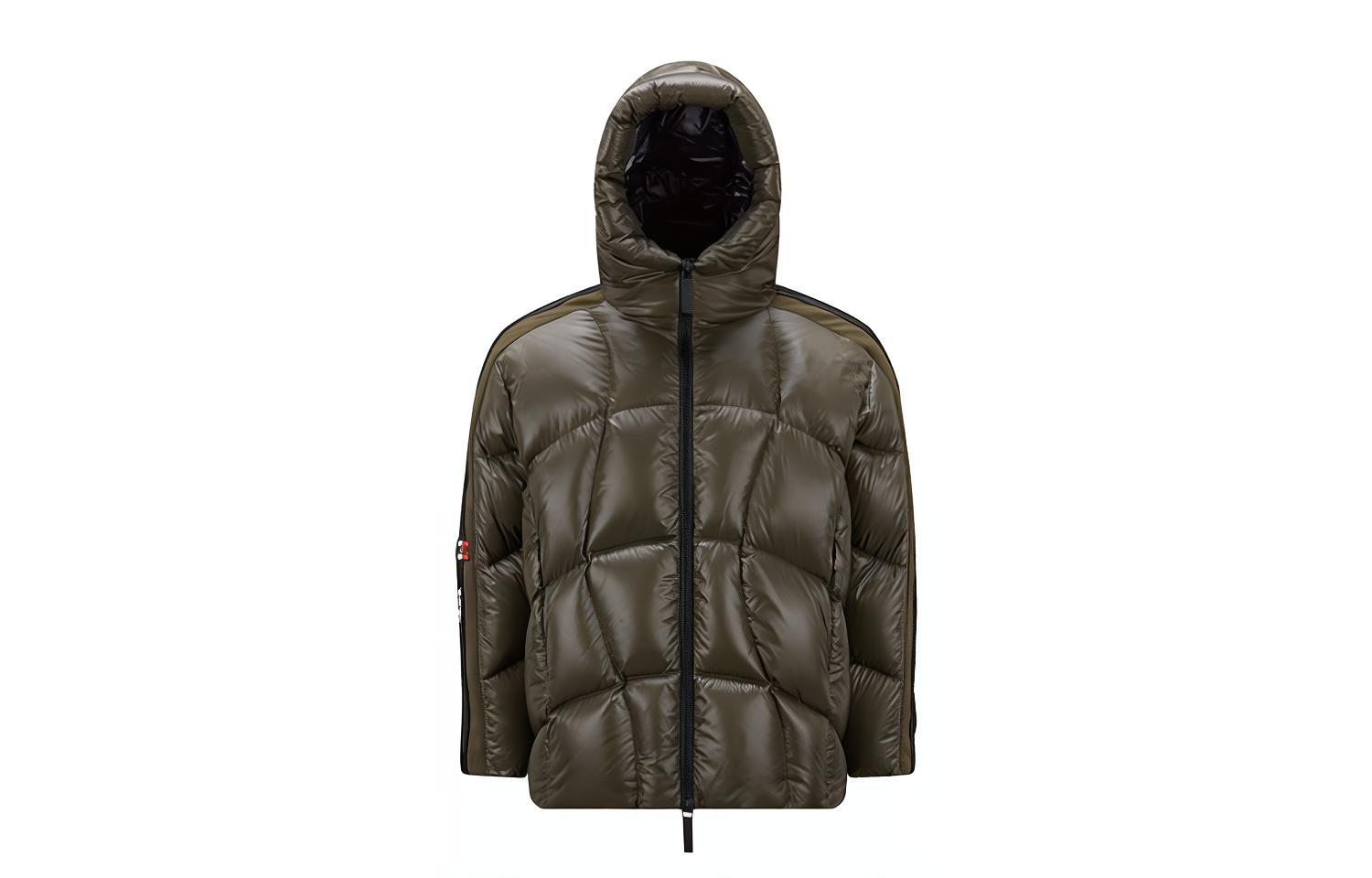 Куртка MONCLER MONCLER GENIUS × adidas originals FW23 Logo (зеленая)