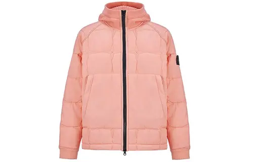 STONE ISLAND Puffer Jacket Men's Dark Pink